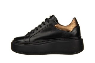 Sneakersy Bayla-159 4673 126-P Czarny Lico 159159, Skóra naturalna