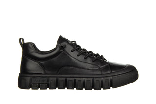 Półbuty Fabio Moretti 72661-1 Black 104220, Czarny, Skóra naturalna