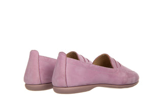 Półbuty Bayla-161 158 2317 Lilac Nubuck 161473, Różowy, Skóra naturalna