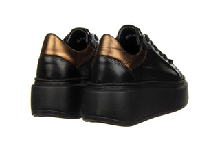 Sneakersy Bayla-159 4673 126-P Czarny Lico 159159, Skóra naturalna