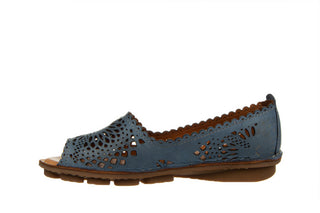 Półbuty Bayla-161 174 4102 1 Anar 161513, Niebieski, Skóra naturalna