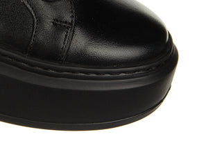 Sneakersy Bayla-159 4673 126-P Czarny Lico 159159, Skóra naturalna
