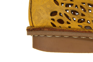 Półbuty Bayla-161 174 4101 1 Noce 161510, Żółty, Skóra naturalna