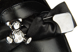 Półbuty Bayla-159 4765 076-P Czarny Lico 159157, Skóra naturalna