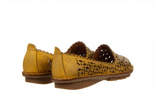 Półbuty Bayla-161 174 4101 1 Noce 161510, Żółty, Skóra naturalna