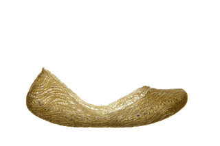 Baleriny Melissa Campana Flow Ad Gold 010427, Złoty, Guma