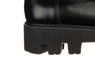 Półbuty Bayla-159 4765 076-P Czarny Lico 159157, Skóra naturalna