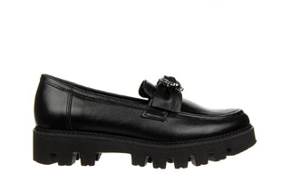 Półbuty Bayla-159 4765 076-P Czarny Lico 159157, Skóra naturalna