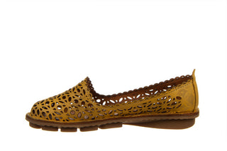 Półbuty Bayla-161 174 4101 1 Noce 161510, Żółty, Skóra naturalna