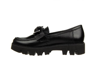 Półbuty Bayla-159 4765 076-P Czarny Lico 159157, Skóra naturalna