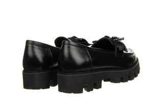 Półbuty Bayla-159 4765 076-P Czarny Lico 159157, Skóra naturalna