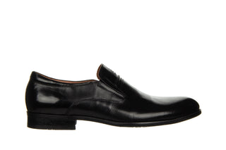 Półbuty John Doubare 720-82-183 Black 104222, Czarny Skóra naturalna