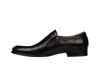 Półbuty John Doubare 720-82-183 Black 104222, Czarny Skóra naturalna