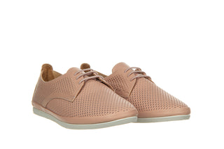 Półbuty Bayla-161 158 23702 Nude 161485, Różowy, Skóra naturalna