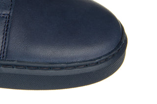 Półbuty Bayla-081 961 Sonet Blue 081115, Granatowy, Skóra naturalna