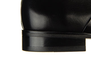 Półbuty John Doubare V43-33-T1 Black 104226, Czarny, Skóra naturalna