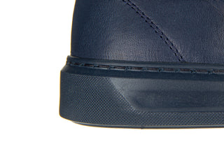 Półbuty Bayla-081 961 Sonet Blue 081115, Granatowy, Skóra naturalna