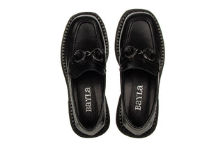 Półbuty Bayla-161 157 2343 10 Black 161608, Czarny, Skóra naturalna