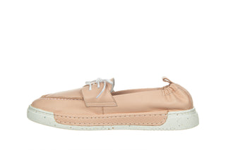 Półbuty Bayla-161 086 28104 Nude 161465, Różowy, Skóra naturalna