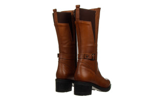 Kozaki Bayla-161 077 46540 315 Coconut 161739, Brązowy, Skóra naturalna