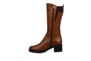 Kozaki Bayla-161 077 46540 315 Coconut 161739, Brązowy, Skóra naturalna