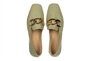 Mokasyny Bayla-161 158 23899 Scorpion 161493, Zielony, Skóra naturalna