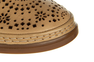 Półbuty Bayla-161 174 5111 1 Scissors 161522, Beżowy, Skóra naturalna