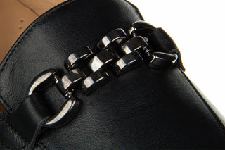 Mokasyny Bayla-161 158 23703 Black 161487, Czarny, Skóra naturalna