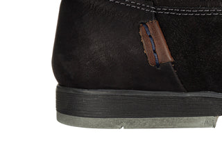 Półbuty Bayla-081 971 Juma Czarna Danger 081126, Skóra naturalna