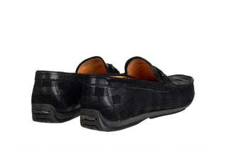 Mokasyny John Doubare 628A-3-H04X259 Black 104241, Czarny, Skóra naturalna