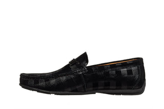 Mokasyny John Doubare 628A-3-H04X259 Black 104241, Czarny, Skóra naturalna