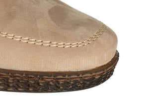 Półbuty Bayla-081 880 Nubuk 08 BRZ 081128, Beżowy, Skóra naturalna