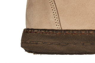 Półbuty Bayla-081 880 Nubuk 08 BRZ 081128, Beżowy, Skóra naturalna