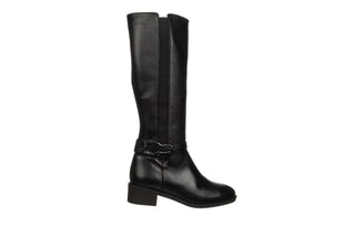 Kozaki Bayla-161 077 44596 30249 01 Black 161736, Czarny, Skóra naturalna