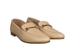 Mokasyny Bayla-161 022 3406 Beige 161679, Beżowy, Skóra naturalna