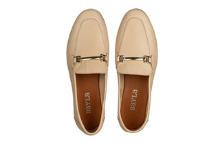 Mokasyny Bayla-161 022 3406 Beige 161679, Beżowy, Skóra naturalna