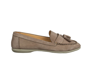 Mokasyny Bayla-161 158 2401 Tie Nubuck 161707, Szary, Skóra naturalna