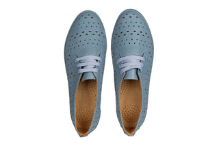 Półbuty Bayla-161 158 707 Denim 161712, Niebieski, Skóra naturalna