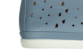 Półbuty Bayla-161 158 707 Denim 161712, Niebieski, Skóra naturalna