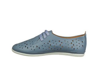 Półbuty Bayla-161 158 707 Denim 161712, Niebieski, Skóra naturalna