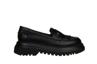 Mokasyny Bayla-200 155 1264 21 200025, Czarny, Skóra naturalna