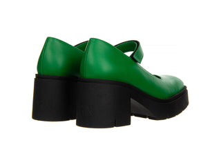 Półbuty Bayla-159 4475 066-P Zielony Lico 159106, Skóra naturalna