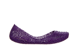 Baleriny Melissa Campana Papel AD Purple 010423, Fioletowy, Guma