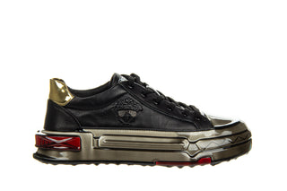 Półbuty John Doubare 9699 Black 104215, Czarny, Skóra naturalna