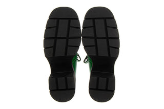 Półbuty Bayla-159 4475 066-P Zielony Lico 159106, Skóra naturalna