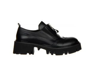 Półbuty Bayla-161 054 2894 03 Black 161383, Czarny, Skóra naturalna