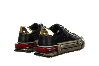 Półbuty John Doubare 9699 Black 104215, Czarny, Skóra naturalna