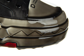 Półbuty John Doubare 9699 Black 104215, Czarny, Skóra naturalna