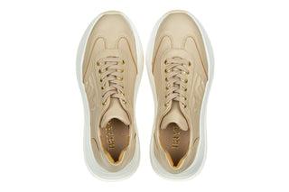 Półbuty Bayla-159 4568 001-P Beż Lico 159116, Skóra naturalna