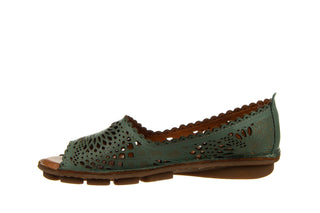 Półbuty Bayla-161 174 4102 1 Green Bay 161518, Zielony, Skóra naturalna